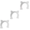 POPETPOP 3pcs Pet Cat Door Pet Interior Door Cat Door For Door Internal Cat Door Abs White Cat Portal Cat Pass Door Cat Pass Portal Indoor Glass Door Plastic Cat Door Cat Interior Door -Purritos Shop 21Lxc0SbhcL