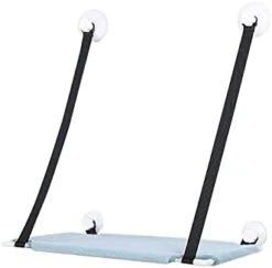 GENERIC Single Layer Cat Litter Window Plus Velvet Hanging Swing Pet Supplies Cat Sucker Warm Hanging Nest Pet Supplies Plus Hoodie (Orange, One Size) -Purritos Shop 21aU93z5bxL. AC 1