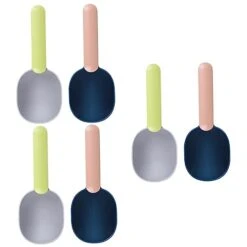 Iplusmile 6 Pcs Cat Food Shovel Dog Food Feeder Puppy Feeder Cat Food Feeder Cat Supplies Pet Feeding Spoon Dog Food Shovel Portable Pet Food Scoop Multifunction Pet Food Shovel Pet Supplies