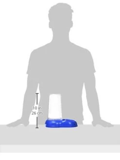 Ferplast Azimut 1500 Cat And Dog Water And Food Dispenser, Blue -Purritos Shop 316qqwP81WL