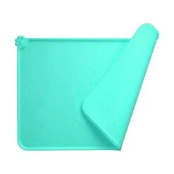 TYUXINSD Beautiful Cat Cushion Silica Gel Waterproof Cat Litter Mat Durable Non Slip Dog Mattress Protect Floor And Carpet Easy Clean Pet Bed Mat For Kittens Black (Color : Green)