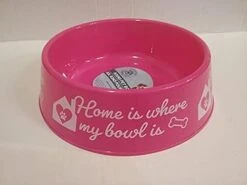 JF- Pet Round Bowls 9in Dogs, Cats (Pink) -Purritos Shop 318BRWY5APS. AC