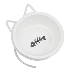 GLOGLOW Raised Ceramic Litter Prevents Vomiting Lutbar Reduces Dog Litter Pressure