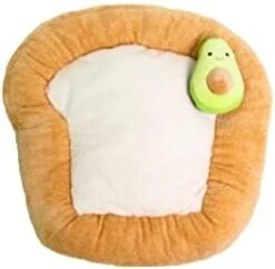 TONBO Soft Plush Small Cute And Cozy Food Dog Cat Bed, Washer And Dryer Friendly (Burger) -Purritos Shop 31Rmp0Q8ekL. AC