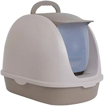 Luckxuan Cat Litter Box Fully Enclosed Cat Litter Cat Toilet Deodorant Anti-Splashing Cat Pot Large Flip Cat Litter Cat Supplies Cats Litter Pan (Color : Gray) 9 Luckxuan Cat Litter Box Fully Enclosed Cat Litter Cat Toilet Deodorant Anti-Splashing Cat Pot Large Flip Cat Litter Cat Supplies Cats Litter Pan (Color : Gray) - Image 7