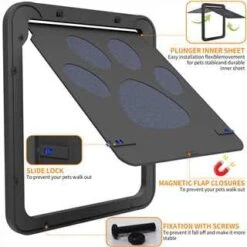 Dog Door For Sliding Door, Screen Porch Doggie Door Cat Door Automatic Closing,Magnetic Self-Closing Screen Door With Locking Function, Sturdy Screen Door For Small Dogs Cats 11 Dog Door For Sliding Door, Screen Porch Doggie Door Cat Door Automatic Closing,Magnetic Self-Closing Screen Door With Locking Function, Sturdy Screen Door For Small Dogs Cats -Purritos Shop 31VDBrAxh4L