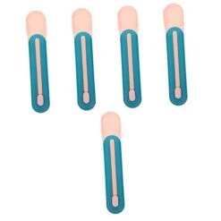 Mipcase 5pcs Cat Spoon Feeder Plastic Spoon Dog Food Feeder Liquid Cat Food Dog Food Bowls Cat Food Spoon Cat Treats Scoop Feeder Food Spoon For Cat Plastic Cat Feeding Scoop Cat Feeder