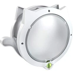 BOPOMOFO Cat Door 4 Way Locking Cat Flap, Weatherproof Pet Door For Interior Doors & Exterior Doors Inner Size 8.27"x8.27" (White) CD-01-W