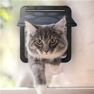 Dog Door For Sliding Door, Screen Porch Doggie Door Cat Door Automatic Closing,Magnetic Self-Closing Screen Door With Locking Function, Sturdy Screen Door For Small Dogs Cats 4 Dog Door For Sliding Door, Screen Porch Doggie Door Cat Door Automatic Closing,Magnetic Self-Closing Screen Door With Locking Function, Sturdy Screen Door For Small Dogs Cats - Image 2