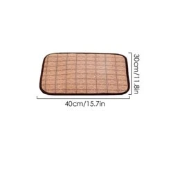 Hnjtkj Pet Dual-Use Mat Cushion Summer Cooling Comfortable And Cool Bamboo Fiber Mat Pet Supplies 40 * 30CM,Pink,40CM*30CM 11 Hnjtkj Pet Dual-Use Mat Cushion Summer Cooling Comfortable And Cool Bamboo Fiber Mat Pet Supplies 40 * 30CM,Pink,40CM*30CM -Purritos Shop 31hm5qLUrOL 2