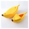 UNOVAP Pet Kennel Winter Warm Soft Banana Cat Bed House Comfortable Mat Portable Cat Litter Basket Supplies Bedding (Color : Yellow, Size : Medium) -Purritos Shop 31teBN6KkRL