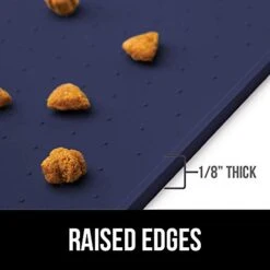 Gorilla Grip Pet Feeding Mat And Indoor Doormat, Pet Feeding Mat Is Size 32x24 In Navy Color, Indoor Chenille Doormat Is 24x17 In Navy Cappuccino Color, 2 Items Bundle 9 Gorilla Grip Pet Feeding Mat And Indoor Doormat, Pet Feeding Mat Is Size 32x24 In Navy Color, Indoor Chenille Doormat Is 24x17 In Navy Cappuccino Color, 2 Items Bundle -Purritos Shop 411C9F40N5L