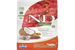 Farmina N&D Functional Quinoa Skin & Coat Herring Coconut And Turmeric Dry Cat Food 3.3 Pounds