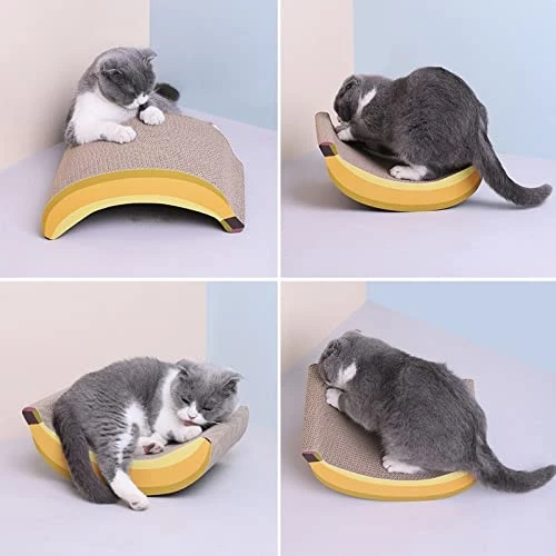 JYDQM Cats Scratching Board Claw Grinder Corrugated Paper Kitten Scraper Rest Mat Cats Supplies Wear-Resistant Scratcher (Color : A, Size : One Size) 5 JYDQM Cats Scratching Board Claw Grinder Corrugated Paper Kitten Scraper Rest Mat Cats Supplies Wear-Resistant Scratcher (Color : A, Size : One Size) - Image 3