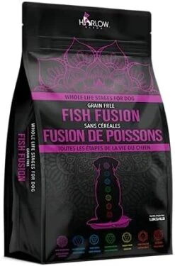 Harlow Blend Healthy Pet All Life Stages Dog Formula, Grain, And GMO Free - 7 Lb Fish Fusion, Other Available Formulas (Lamb & Rice, Chicken, Rice & Vegetable, Fish Fusion) -Purritos Shop 4176LyJPfZL. AC