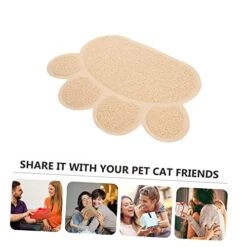 Litter Mat Bowl Shaped Accessory Water Puppies Tray Under Dogs Litter Use Feeding Non- Training Mat Kitten Place Food Daily Paw Indoor Cushion Home Cat For Pet Blanket Pad 4pcs And 19 Litter Mat Bowl Shaped Accessory Water Puppies Tray Under Dogs Litter Use Feeding Non- Training Mat Kitten Place Food Daily Paw Indoor Cushion Home Cat For Pet Blanket Pad 4pcs And -Purritos Shop 418n9zYSryL