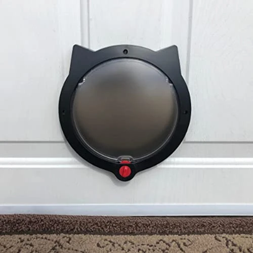 Homtoozhii Cat Door Locking Cat Door For Interior & Exterior Doors Interior Cat Flap For Pets Pet Doors For Cat Easy Installation 8 Homtoozhii Cat Door Locking Cat Door For Interior & Exterior Doors Interior Cat Flap For Pets Pet Doors For Cat Easy Installation - Image 6