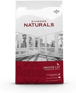 Diamond Naturals Premium Real Meat Recipe Dry Indoor Cat Food With Protein From Cage-Free Chicken, Antioxidants, Probiotics To Support Healthy Immune And Digestive Systems 18lb -Purritos Shop 41DL0AXfgxL. AC 1
