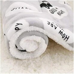YangYan Fleece Cat Bed Mat Pet Bed Mat New Pet Soft Dog Cat Blanket Winter Foldable Pet Cushion Soft Warm Sleep Mat Cat Supplies (Color : Gray, Size : 35x50cm) -Purritos Shop 41DwVzXLb8L. AC