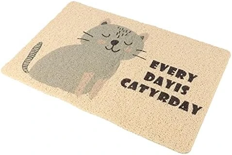 Outdoor Mats Cat Litter Mat, Cat Pad Cat Food Feeding Mat Pet Cushion Cat Litter Pad Washable Dog Cat Mat For Litter Boxes, Grey Cat Pattern Electric Litter Box 10 Outdoor Mats Cat Litter Mat, Cat Pad Cat Food Feeding Mat Pet Cushion Cat Litter Pad Washable Dog Cat Mat For Litter Boxes, Grey Cat Pattern Electric Litter Box - Image 8