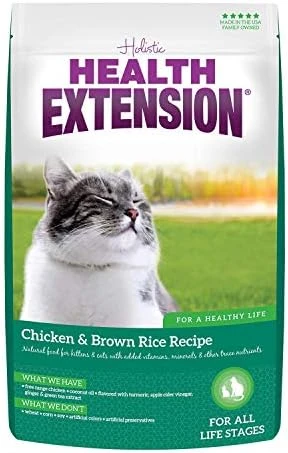 Health Extension Dry Cat Food, Natural Food With Added Vitamins & Minerals, Suitable For All Kitten & Adult Cats, Chicken & Brown Rice Recipe, 4 Lb 8 Health Extension Dry Cat Food, Natural Food With Added Vitamins & Minerals, Suitable For All Kitten & Adult Cats, Chicken & Brown Rice Recipe, 4 Lb - Image 6