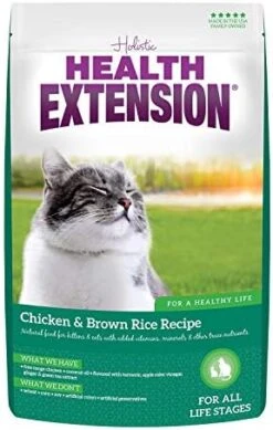Health Extension Dry Cat Food, Natural Food With Added Vitamins & Minerals, Suitable For All Kitten & Adult Cats, Chicken & Brown Rice Recipe, 4 Lb 12 Health Extension Dry Cat Food, Natural Food With Added Vitamins & Minerals, Suitable For All Kitten & Adult Cats, Chicken & Brown Rice Recipe, 4 Lb -Purritos Shop 41Ezn7TxJL. AC