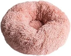 YangYan Super Soft Pet Bed Kennel Dog Round Cat Winter Warm Sleeping Bag Long Plush Puppy Cushion Mat Portable Cat Supplies 46/50/60cm (Color : White Brown, Size : 50cm) -Purritos Shop 41I2MQJZIGL. AC 3