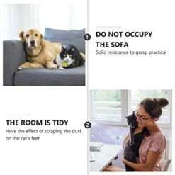 Indestructible Dog Bed Large Cat Litter Mat Anti-Spill Pets Fedding Mat Non-Slip Cat Litter Mat Washable Pet Cushion Kitten Litter Mat Large Heating Pad Large Heating Pad -Purritos Shop 41I6vf8BnLL