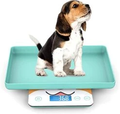 Digital Pet Scale, Portable Pet Dog Cat Scale With Hold And Tare Function, Precision Digital Scale, New Born Puppy And Kitten Scale With Tray For Puppy And Kitten