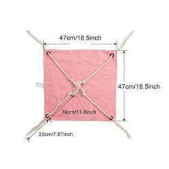 Mguotp Cat Hammocks Bed Pet Cage Hammocks Hanging Soft Pet Bed Pet Supplies For Cats Home (Grey, One Size) -Purritos Shop 41JJueX2J8L 1