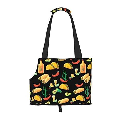 Soft Sided Travel Pet Carrier Tote Hand Bag Mexican-Seamless-Food Portable Small Dog/Cat Carrier Purse 3 Soft Sided Travel Pet Carrier Tote Hand Bag Mexican-Seamless-Food Portable Small Dog/Cat Carrier Purse