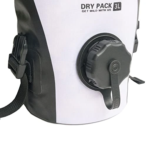Dog Helios 'Grazer' Waterproof Outdoor Travel Dry Food Dispenser Bag, 3L, White 7 Dog Helios 'Grazer' Waterproof Outdoor Travel Dry Food Dispenser Bag, 3L, White - Image 5