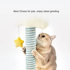 JYDQM Cats Climbing Frame Sisal Small Cats Scratching Board Cat Toys Does Not Grinding Claws Furniture Cats Gripping Column (Color : A, Size : One Size) 11 JYDQM Cats Climbing Frame Sisal Small Cats Scratching Board Cat Toys Does Not Grinding Claws Furniture Cats Gripping Column (Color : A, Size : One Size) -Purritos Shop 41MtOHGoHRL