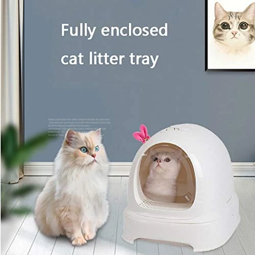 SHUTING2020 Cat Litter Box Kitty Litter Boxes Cat Litter Bowl Full Closed Drawer Cat Food Cat Toilet Large Cat Sand Bowl Anti-Splashing Cat Pot Pot Pull Deodorant Kitty Litter Loo Litter Litter Box 6 SHUTING2020 Cat Litter Box Kitty Litter Boxes Cat Litter Bowl Full Closed Drawer Cat Food Cat Toilet Large Cat Sand Bowl Anti-Splashing Cat Pot Pot Pull Deodorant Kitty Litter Loo Litter Litter Box - Image 4