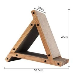 JYDQM Cats Scratcher Lounge Wooden Frame Cat Scratching Board Furniture Protection Detachable Indoor Scratchers (Color : A, Size : One Size) -Purritos Shop 41QPJid7UiL