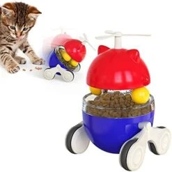 PUINGREN Cat Food Tumbler Toys Cat Food Dispenser Cat Treat Toys Cat Food Balance Ball,Cat Food Puzzle Feeder For Indoor Cats InteractiveToy Gift For Kitten/Dogs-USB Charging Cat Toys(Yellow) 21 PUINGREN Cat Food Tumbler Toys Cat Food Dispenser Cat Treat Toys Cat Food Balance Ball,Cat Food Puzzle Feeder For Indoor Cats InteractiveToy Gift For Kitten/Dogs-USB Charging Cat Toys(Yellow) -Purritos Shop 41QPhYnInwS. AC