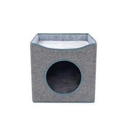 YangYan Folding Cat Nest Summer Closed Deep Sleep Four Seasons Universal Cat House Villa Pet Cat Bed Cat Mat Cat Cushion Cat Kennel (Size : 40 40 36cm)