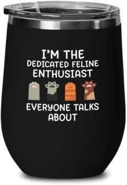 Flairy Land Cat Lady Black Wine Tumbler 12oz - Passionate About Cats -Cat Funny Gifts Cat Mom Cat Grandma Pet Paw Kitten Whiskers Cat Lovers Feline Cat Person Cat Rescuer 22 Flairy Land Cat Lady Black Wine Tumbler 12oz - Passionate About Cats -Cat Funny Gifts Cat Mom Cat Grandma Pet Paw Kitten Whiskers Cat Lovers Feline Cat Person Cat Rescuer -Purritos Shop 41SJEKLetXL. AC