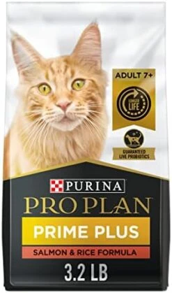 Purina Pro Plan Senior Cat Food With Probiotics For Cats, Chicken And Rice Formula - 12.5 Lb. Bag -Purritos Shop 41TAbXL5XHL. AC