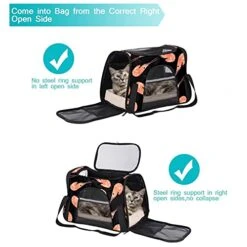 Pet Carrier Shrimp Pattern Sea Food Soft-Sided Pet Travel Carriers For Cats,Dogs Puppy Comfort Portable Foldable Pet Bag Airline Approved 17 Pet Carrier Shrimp Pattern Sea Food Soft-Sided Pet Travel Carriers For Cats,Dogs Puppy Comfort Portable Foldable Pet Bag Airline Approved -Purritos Shop 41UlLeWh22S