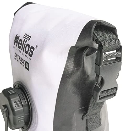 Dog Helios 'Grazer' Waterproof Outdoor Travel Dry Food Dispenser Bag, 3L, White 6 Dog Helios 'Grazer' Waterproof Outdoor Travel Dry Food Dispenser Bag, 3L, White - Image 4