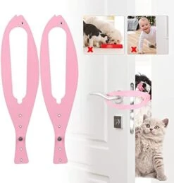 Cat Door Holder Latch,2 Packs Pink Cat Door Alternative Installs Fast Flex Latch Strap Let's Cats In & Keeps Dogs Out Of Litter Food Safe Baby Proof 5 Function Holes No Measuring No Pet Gate 14 Cat Door Holder Latch,2 Packs Pink Cat Door Alternative Installs Fast Flex Latch Strap Let's Cats In & Keeps Dogs Out Of Litter Food Safe Baby Proof 5 Function Holes No Measuring No Pet Gate -Purritos Shop 41XVJ33nPL. AC