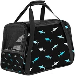 Pet Carrier Japanese Cuisine Sushi Octopus Sashimi Seafoods Pattern Soft-Sided Pet Travel Carriers For Cats,Dogs Puppy Comfort Portable Foldable Pet Bag Airline Approved -Purritos Shop 41Xs77x4HaS. AC