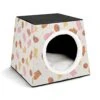 Indoor Cat House Cat Bed Cat Sofa Printed Cat Cube With Small Pillow For Kitty Small Dogs Food Chicken Glove 2 Indoor Cat House Cat Bed Cat Sofa Printed Cat Cube With Small Pillow For Kitty Small Dogs Food Chicken Glove -Purritos Shop 41XuT4G8rAL