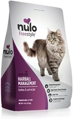 Nulo Freestyle Cat Food, For Hairball Management, Premium Grain-Free Dry Small Bite Kibble, All Natural Animal Protein Recipe With BC30 Probiotic For Digestive Health Support -Purritos Shop 41XzOmSEq7L. AC