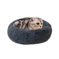 YangYan Cat Bed Cave Sleeping Bag Zipper Cat Shape Felt Cloth Cat House Bed For Cats Basket Bags Animals Beds Nest Cushion Pet Supplies (Color : 50x 20cm)