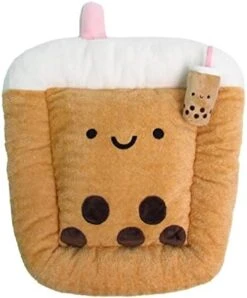 TONBO Soft Plush Small Cute And Cozy Food Dog Cat Bed, Washer And Dryer Friendly (Burger) -Purritos Shop 41al3n1H14L. AC