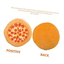 Ipetboom Outdoor Toys 2pcs Cat Thermal Supple Supplies Mat Cm Kitten Pizza Toy Cats Bed Dog Round Creative House Cushion Shaped Small Kittens Sleeping Pad Warm Mats Resting For Puppies Large Cat Bed -Purritos Shop 41aun3vt5QL