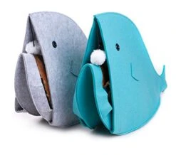 Cute Pet Bed Shark Shaped Cat Cave House Decorative Comfy Pet Nest Soft Small Animal Felt House -Purritos Shop 41cHxmYwpjL