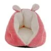 JENPECH Cat House - 2021 New Rabbit Ear Design Kitty Cat Bed - Semi-Closed Comfortable Kitty Shaped Cat Nest For For Cats Small Dogs Rose Red -Purritos Shop 41csI1tPCHL